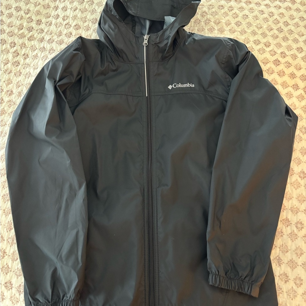 Kids Columbia Rain Jacket, size L (14-16)- worn once.